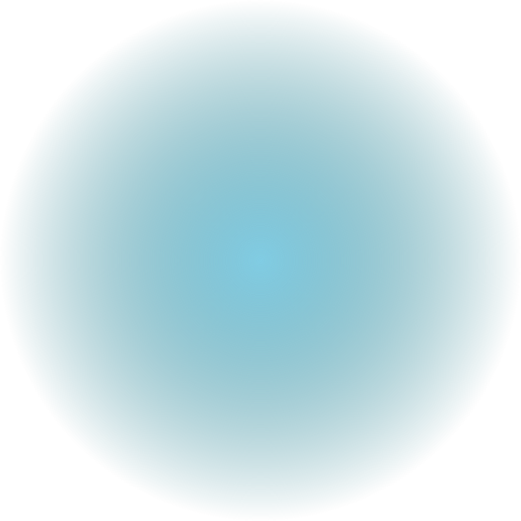 blue glowing blured gradient circle